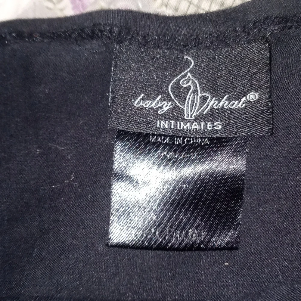 Bnwot!! Baby phat spaghetti strap tank top sz medium in black and pink pink lace - Picture 6 of 12